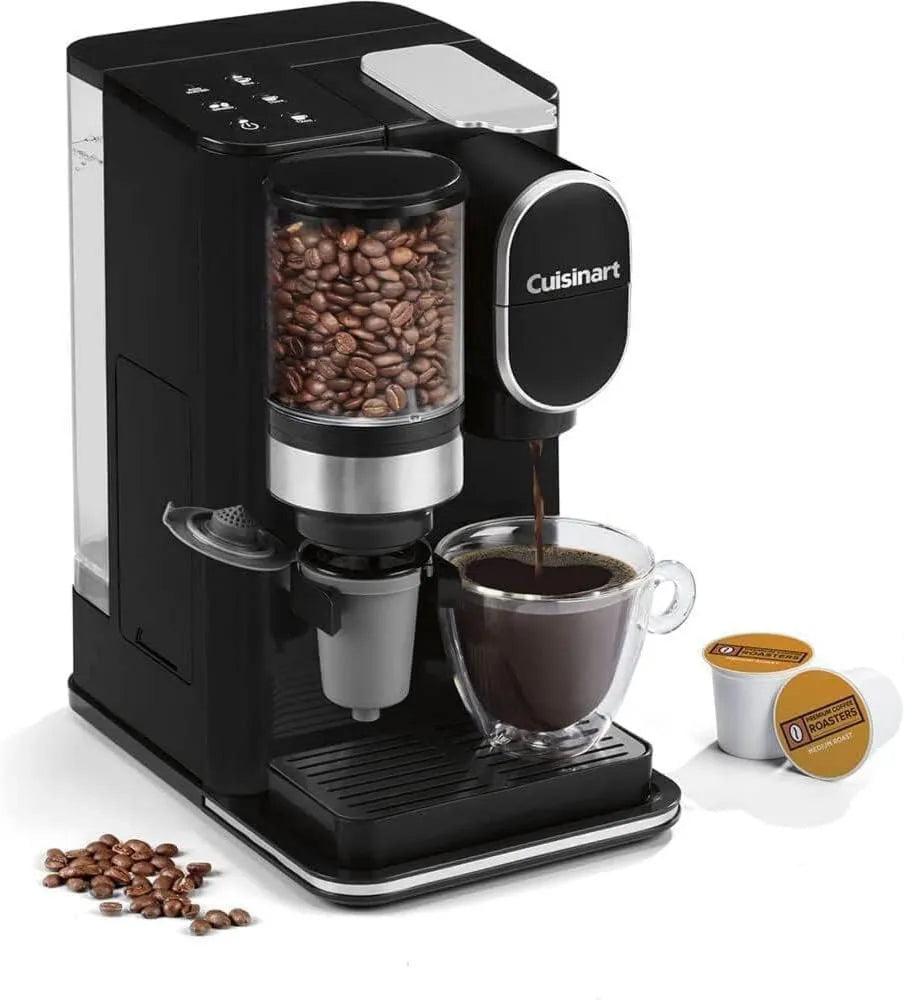Cuisinart Single-Serve Coffee Maker + 48-Ounce Drip Coffee Maker, Stainless Steel, 8 oz, 10 oz, 12 oz, 48-Ounce Removable Reservoir, Serving Size