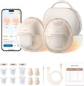 Eufy Heated Wearable Breast Pump, Hands-Free, Charging Case, Heat Function