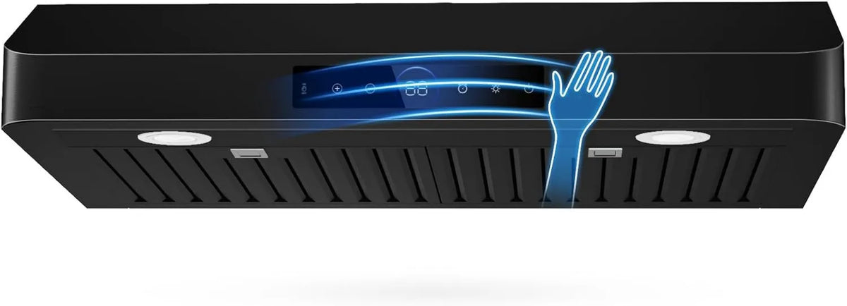 Range Hood 4-Speed, 30 Inch, Smart Hood 4-Speed Adjustable