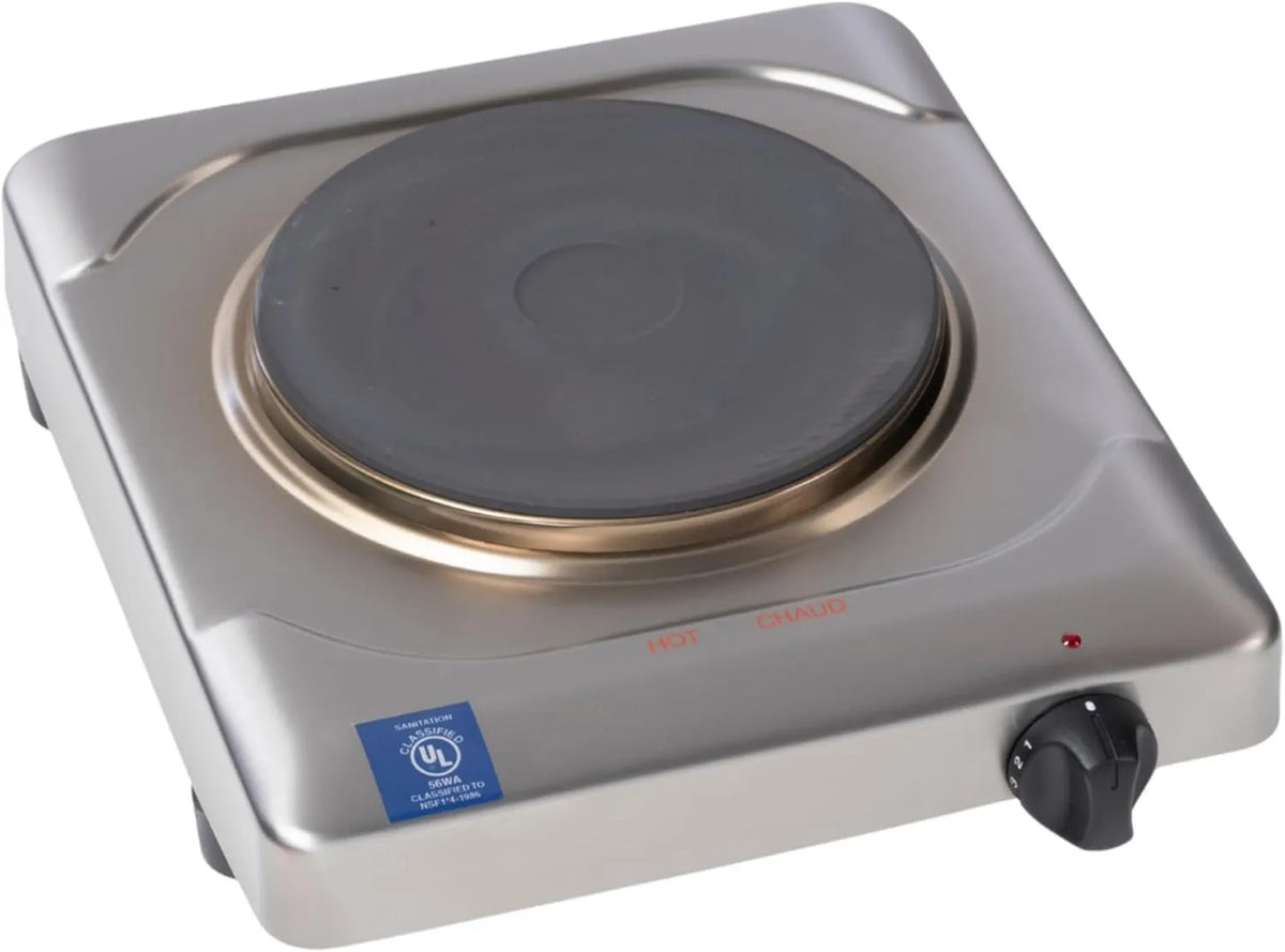 KR-S2, Compact Portable Design, 1500W, Cadco, Portable Electric Hot Plate
