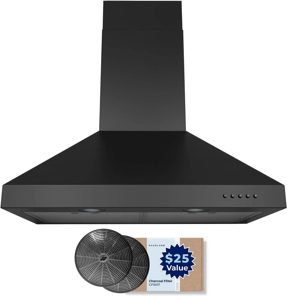 Range Hood Wall Mounted, 750 CFM, Wall-Mountable, Hauslane