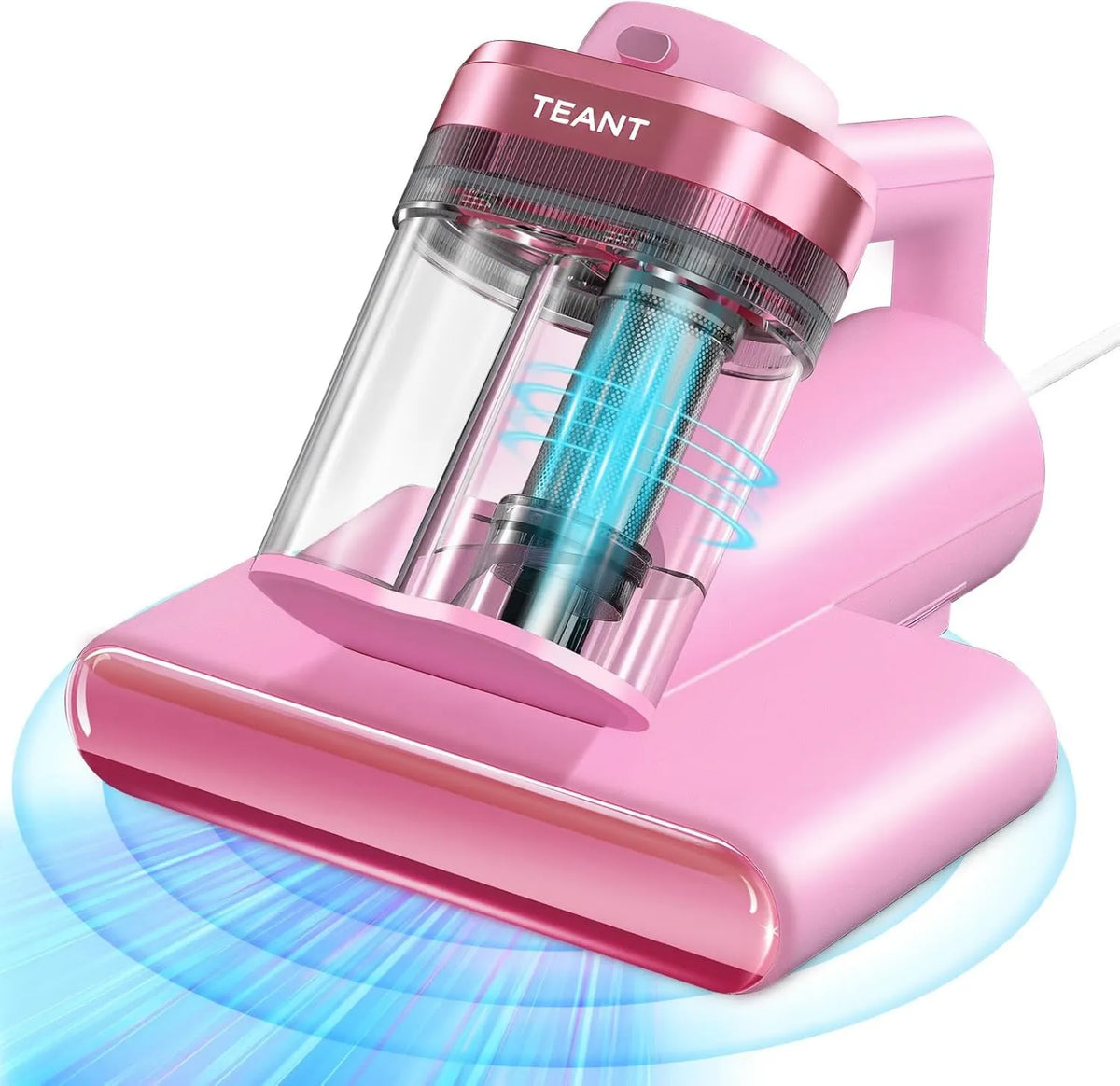 Vacuum Cleaner Mattress Bed 253.7nm, 16 kPa, UV-C Sanitizing Light, Vacuum Suction, Teant