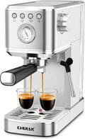 Espresso Machine, CHULUX, Countertop Coffee Maker with Pressure Brewing