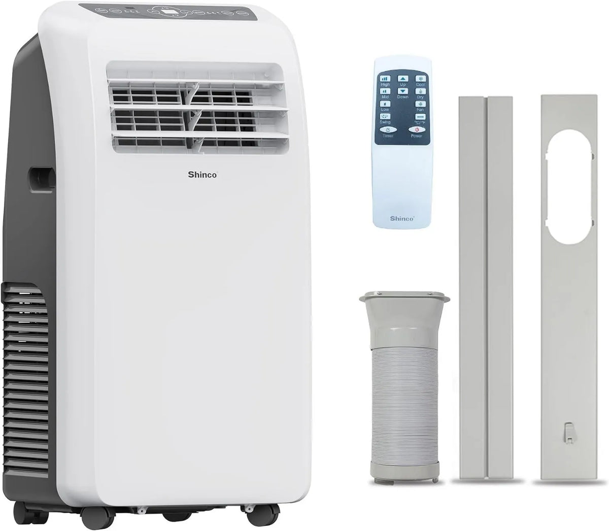 Air Conditioner Shinco 10000 BTU Portable 3-in-1, Remote Control, Timer, Compact Portable Design, Compact AC Unit for Bedroom/Office