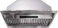 Range Hood 4-Speed, 900 CFM, 30 Inch, Touch Controls, Built-In Installation, 4-Speed Gesture Touch Remote, JOCO