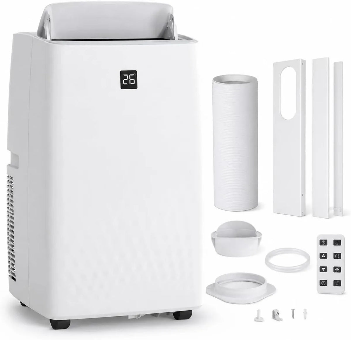 14000 BTU Portable Air Conditioners, Compact Portable Design, IDEALHOUSE