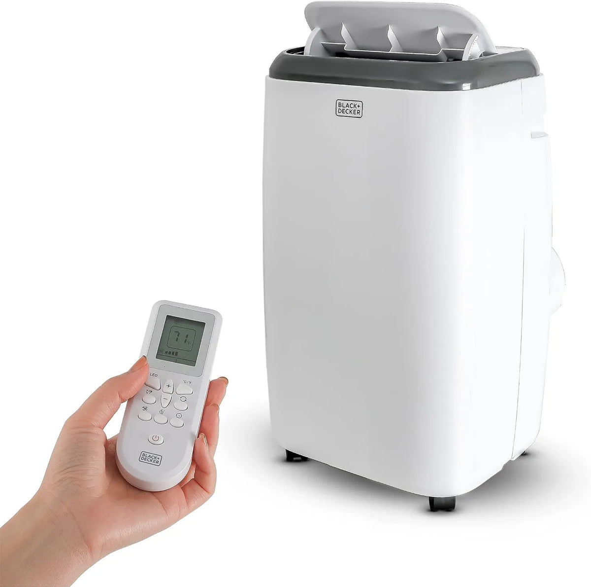 Black+Decker BPP06WTB Air Conditioner, 10000 BTU, Compact Portable Design