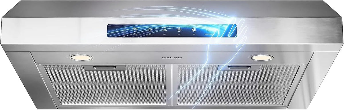 Range Hood, 1200 CFM, 30 Inch, 3 Speed, 3 Speed Gesture Sensing