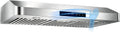 Range Hood 4-Speed, Touch Controls, Stainless Steel, 1200 CFM, 36 Inch