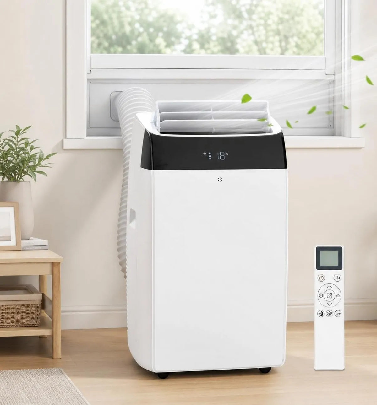Dehumidifier 3-in-1, 14000 BTU, 51dB, 3-Speed, Commercial-Grade Design, Compact Portable Design, Circulation Massage, Office & Commercial Spaces