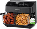 Air Fryer 8-in-1, 8.5 Quart, 8-in-1 Preset Dual Cook Modes, Adjustable Temperature & Timer, Cook Steak, Fries & More, NutriChef