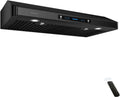 Range Hood Black Under IKTCH 36, 900 CFM, 36 inch, 4 Speed, Touch Controls