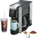 Hamilton Beach Flexbrew Advanced 5-in-1 Drip Coffee Maker, Single-Serve Brewing