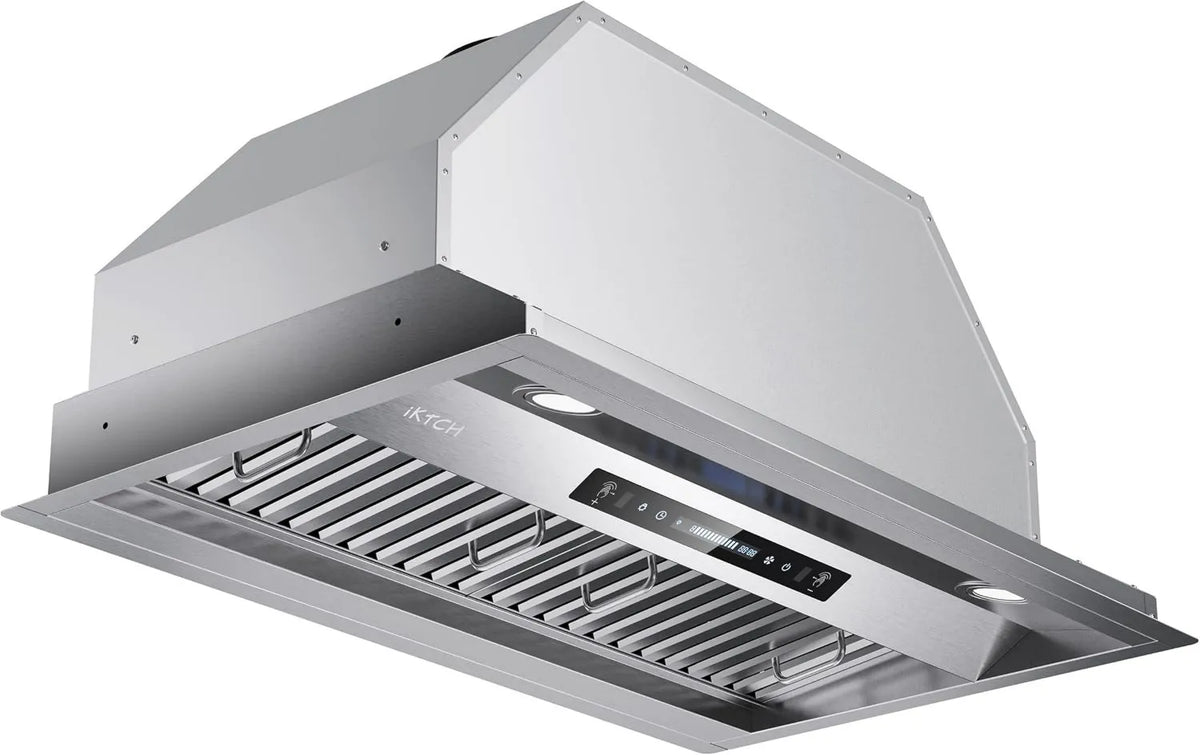Range Hood, 900 CFM, 30 inch, Stainless Steel Vent Hood, Built-In Installation, IKTCH
