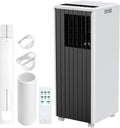 8000 BTU Multi-Mode Portable Air Conditioners, Compact Portable Design, IDEALHOUSE