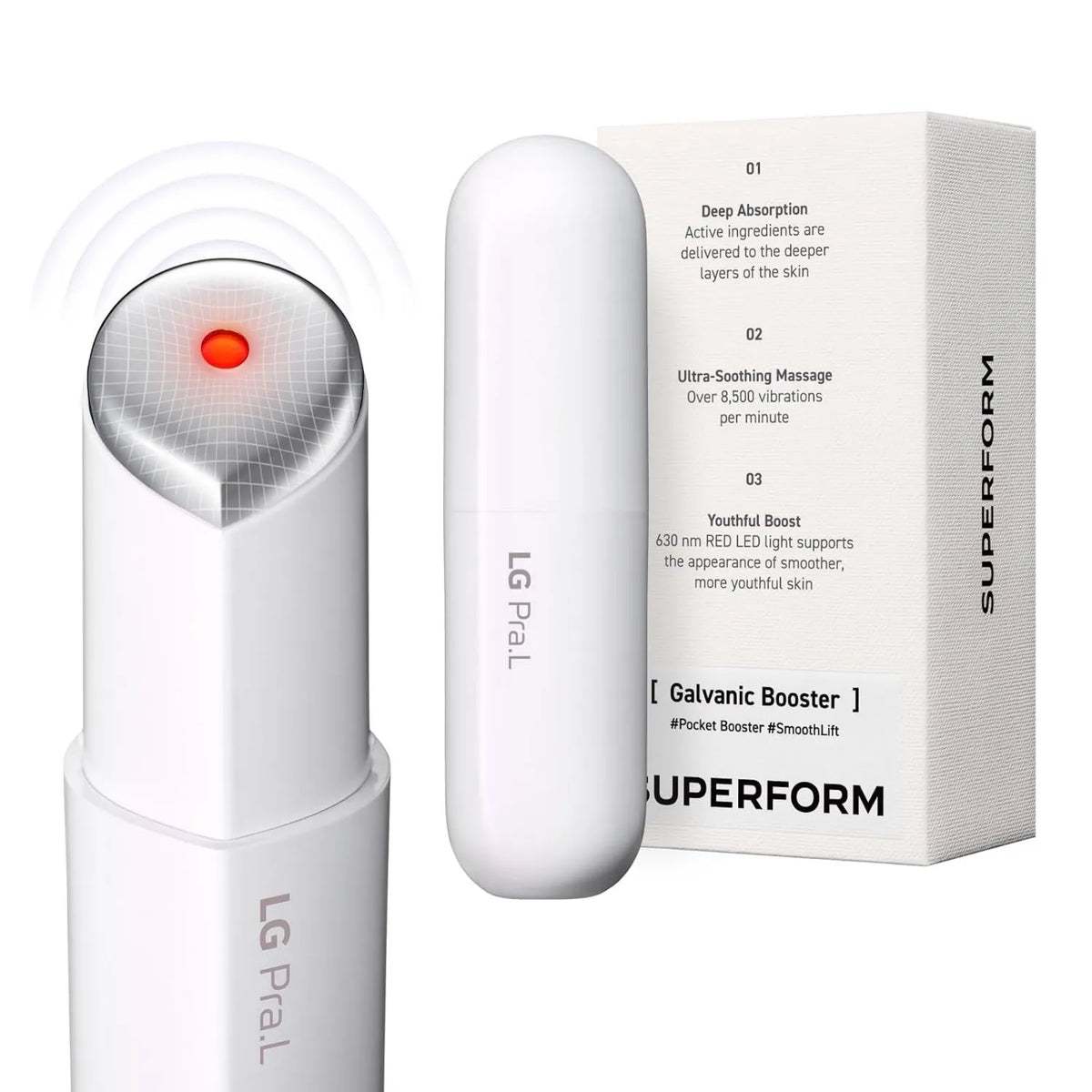 LG Serum Booster Device, 1min, anti-aging, Glass Skin, Glow Booster, Glow on the go, Korean skincare