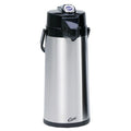 Wilbur Curtis Thermal Dispenser TLXA2201G000, 2.2L, Body Glass Liner Lever Pump, Commercial Airpot Pourpot Beverage Dispenser