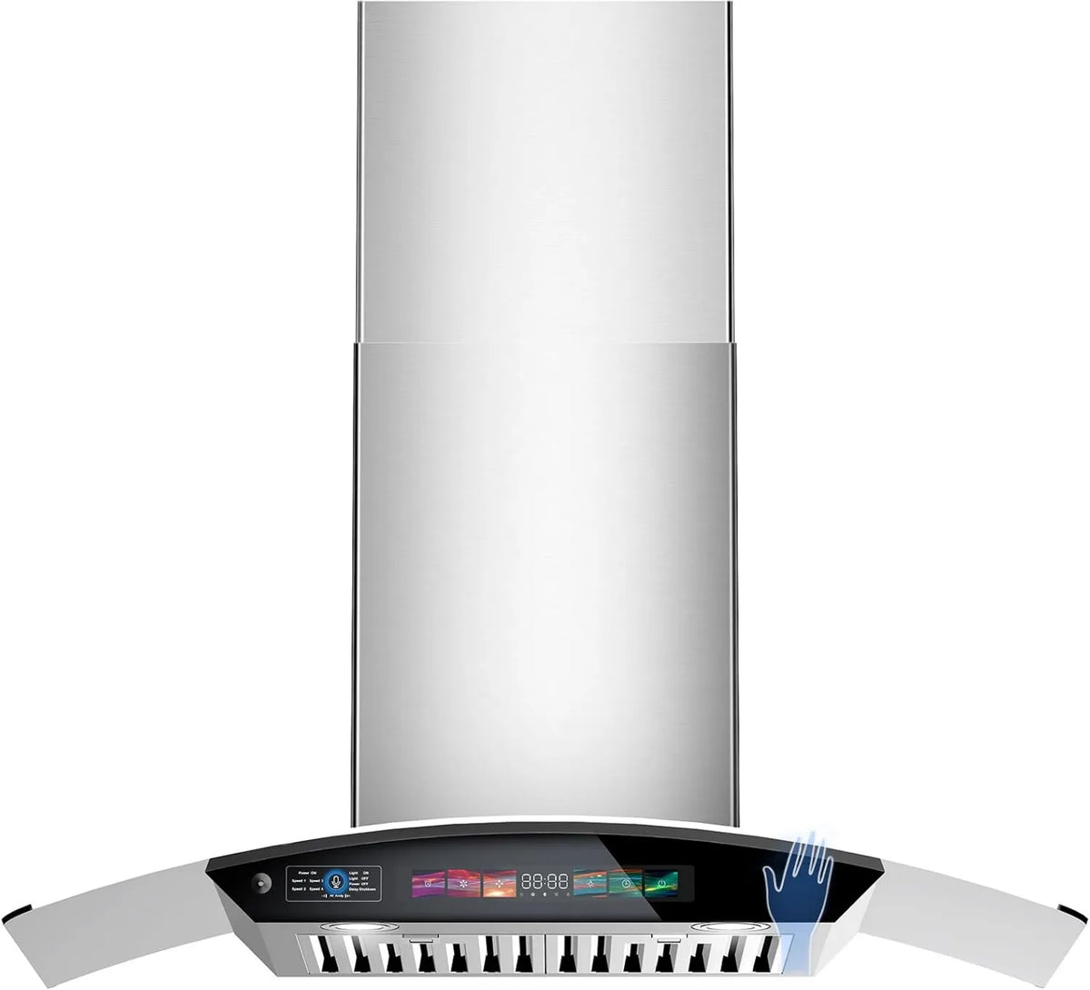 Range Hood 900 CFM Wall Mount BRANO 900, 36 inch, Touch Controls, Wall-Mountable, Voice/Gesture/Touch Control