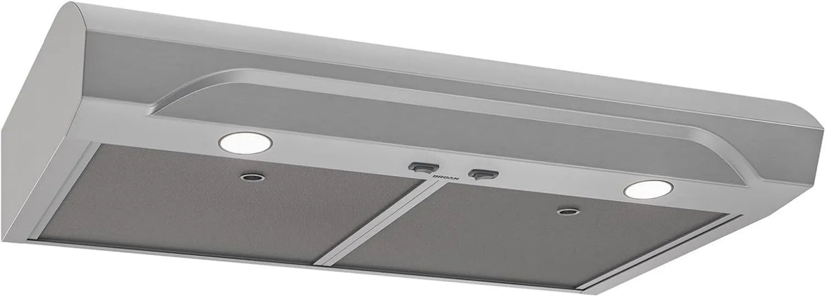 Range Hood, Stainless Steel, ENERGY STAR Certified, 30 Inch, 350 Max Blower CFM, Broan-NuTone