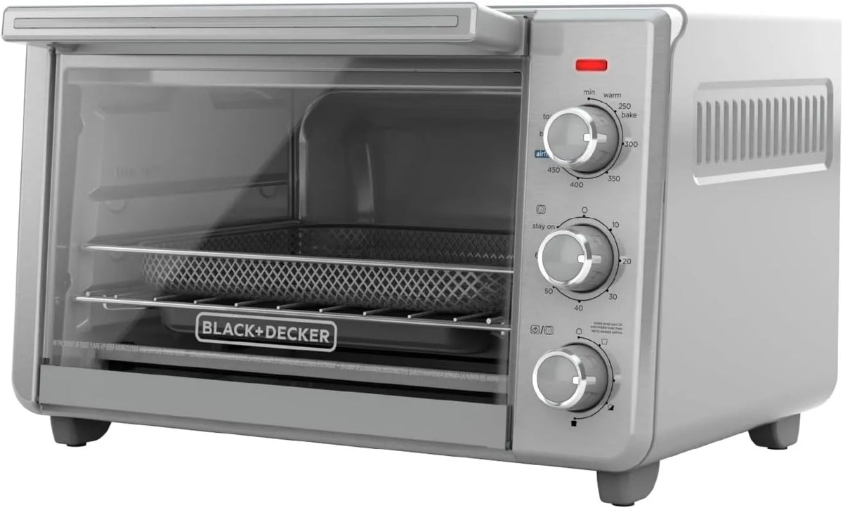 Black+Decker 6-Slice Toaster Oven, 5-in-1, 5-in-1 Countertop Oven