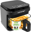 Air Fryer, 5.8 Quart, 8-1 Preset Cook Modes, Precise Temperature Control & Time, Cook Shrimp, Chicken & More, Adjustable Temperature