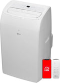 Google Smart Portable LG 8350 Air Conditioner, Compact Portable Design, Voice Control, 8350 BTU, 12000 BTU, 115V, Cools 350 Sq.Ft.