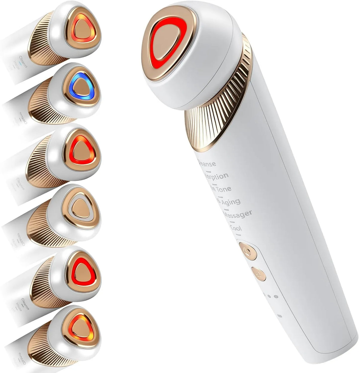 Facial Care Device 6-in-1, At-Home Use, For Face and Neck, Skin