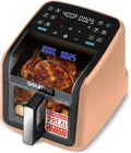 Air Fryer, 7 Qt, Gourmia, 7 Qt Basket Capacity with Panorama Window