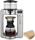 Drip Coffee Maker, Programmable Coffee Dripper with Adjustable Strength, Automatic Pour Over Coffee Machine with Natural Filters, APOXCON