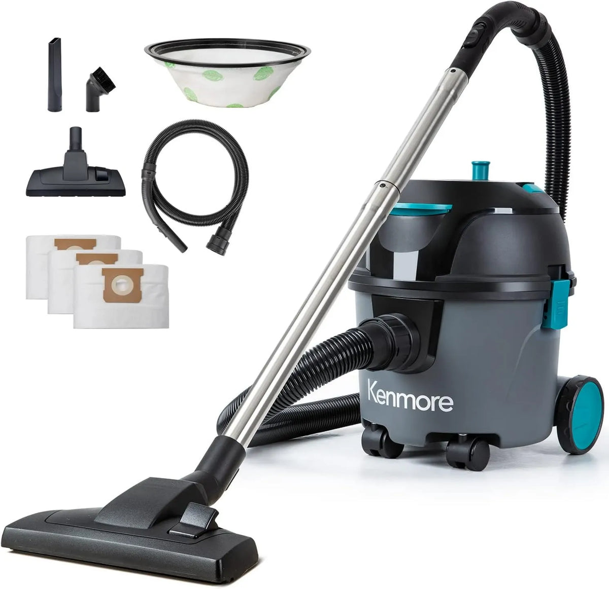 Vacuum Cleaner KW3010, 3 Gallon, Kenmore, Household Floor Cleaning Appliance