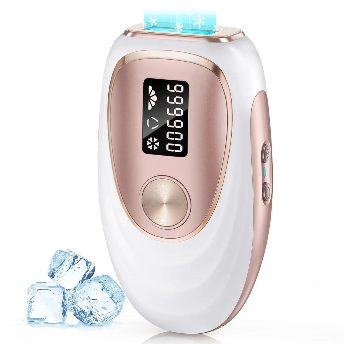 IPL Hair Removal Device, 5 Levels, Ice-Cooling Technology, For Women and Men, Laser Hair Reduction