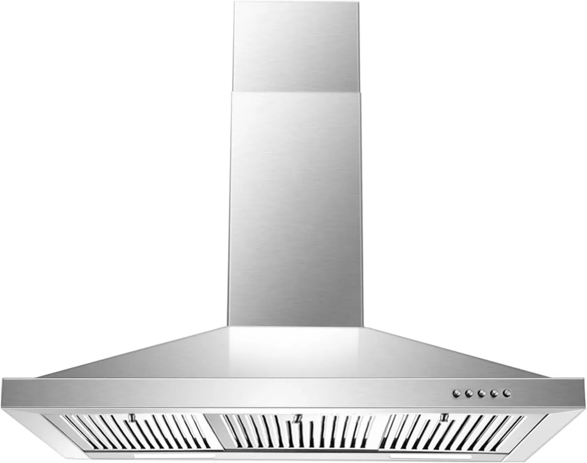 Range Hood, 36 inch, Stainless Steel, Wall-Mountable, Wall Mounted Vent Hood in