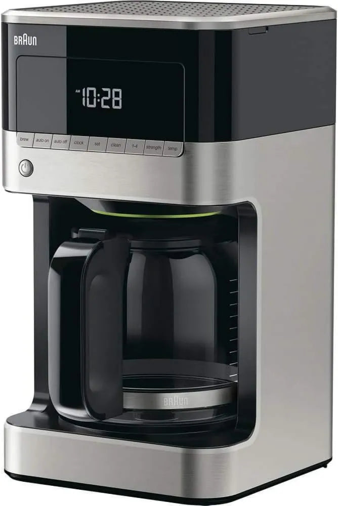 Braun 12-Cup Drip Coffee Maker, 24 Hour, Timer, 2 Brew Styles