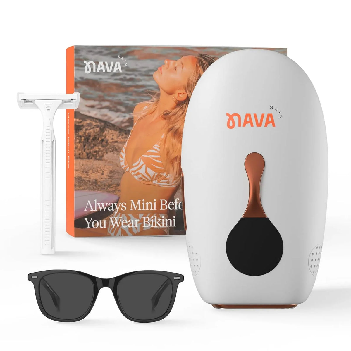 IPL Hair Removal Device Mini Pro, Ice-Cooling Technology, Automatic and Manual Modes, For Women and Men, Laser Hair Reduction, For Bikini Area