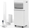 Air Conditioner 5000 BTU Portable 24H, Remote Control, Timer, Compact Portable Design, 2 Fan Speeds, Cooling for 200 Sq Ft Max, Home and Dorm