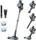 Cordless Stick Vacuum 6-in-1, Cordless Design, Rechargeable, Vacuum Suction, Pet Hair, Hardwood Floors, Lightweight Powerful Suction Vacuum, VIPSUN