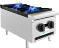 12-Inch, 50000 BTU, 2-Burner, Commercial-Grade Design, COOLCHEF
