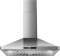 Range Hood 700CFM, Touch Controls, Stainless Steel, Wall-Mountable, 30 inch, 3 Speed, Soft Touch Control, Energy-saving LED Lights