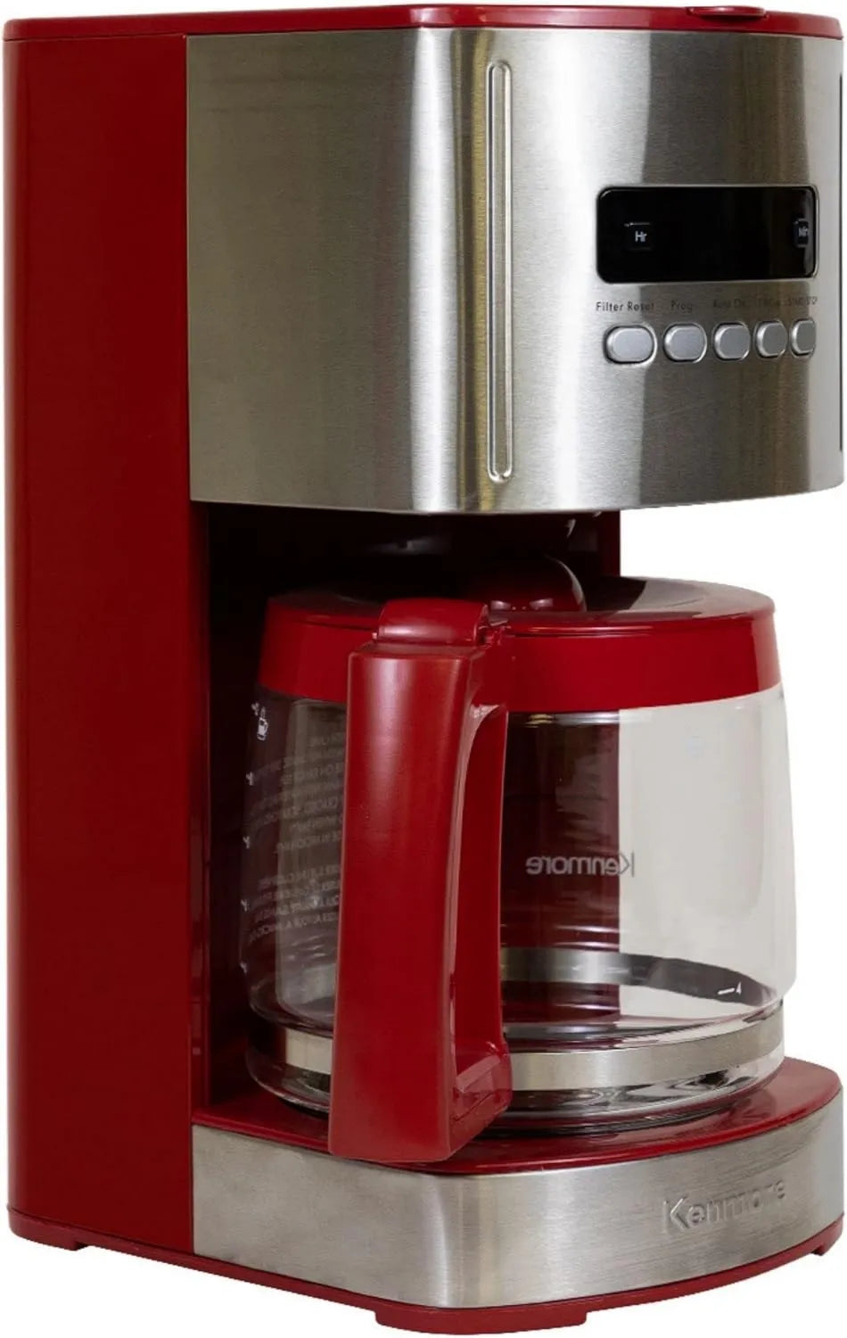 Drip Coffee Maker, 12 Cup, Programmable Brewing, Automatic Shutoff, Programmable Cafe Machine With Glass Pot, Reusable Filter, Regular & Bold Brew