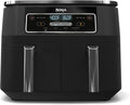 Ninja 4-in-1 Air Fryer, 2-Basket, 4 Functions, Dual-Basket Cooking