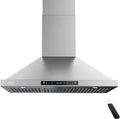 Range Hood IKTCH 30, Touch Controls, Stainless Steel, Wall-Mountable, 900 CFM, 30 Inch, Touch Control Panel & 2 Pcs Adjustable Lights for Smart Life