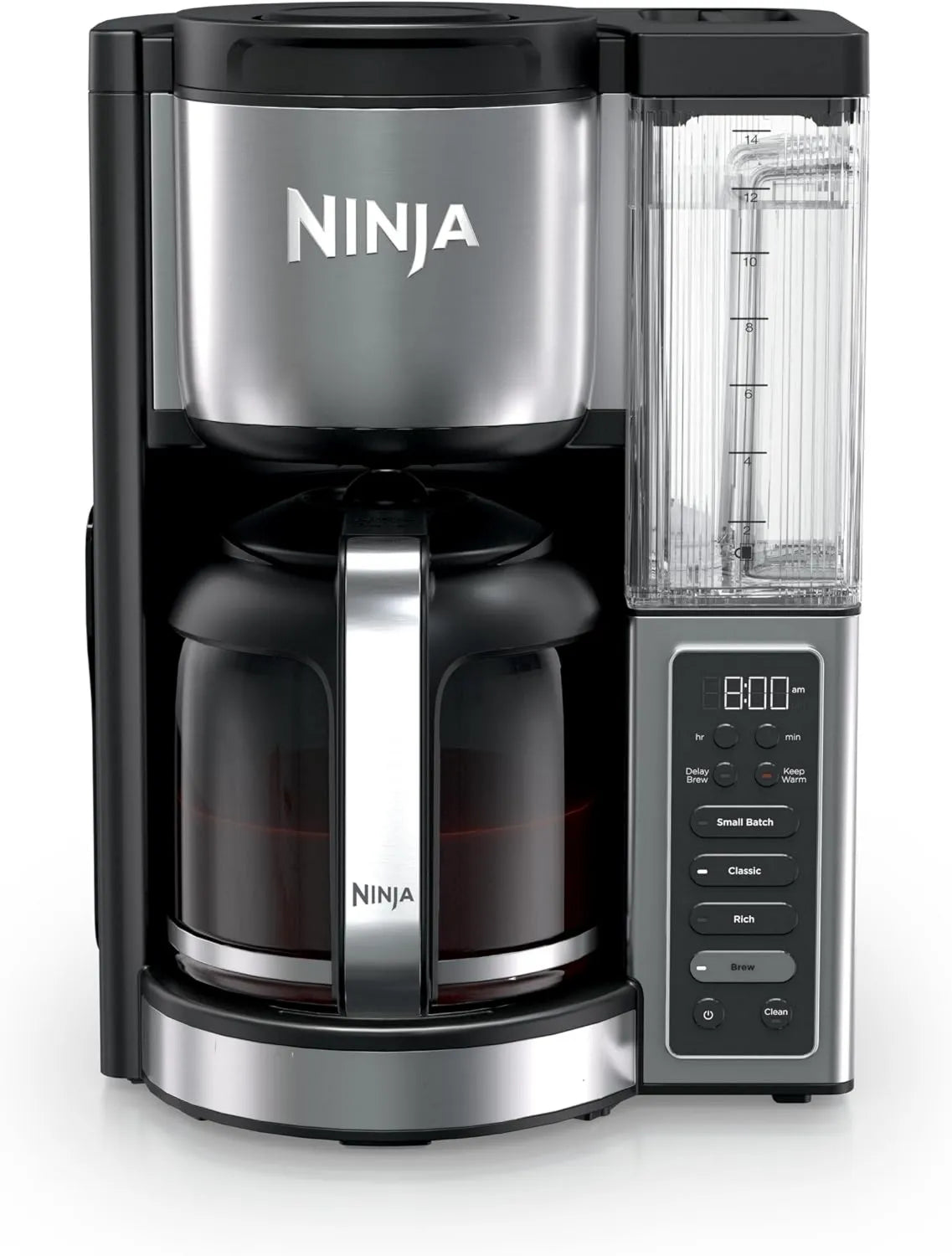 Ninja Fresh Brew CE451AMZ Drip Coffee Maker, 14 Cup, Glass Carafe