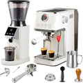 Espresso Machine Gen3, Tuni, Ivory, Countertop Coffee Maker with Pressure Brewing