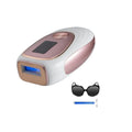 IPL Hair Removal Device, Safe At-Home Hair Remover Device for Armpits Back Legs Arms Face Bikini Line, Rose Gold, Ice-Cooling Technology, LYSMOSKI