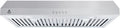 Range Hood 300CFM, 30 Inch, 3-Speed, 3-Speed Exhaust Fan, Stainless Steel Stove Vent Hood, LED Lights, Button Controls, Reusable Baffle Filters