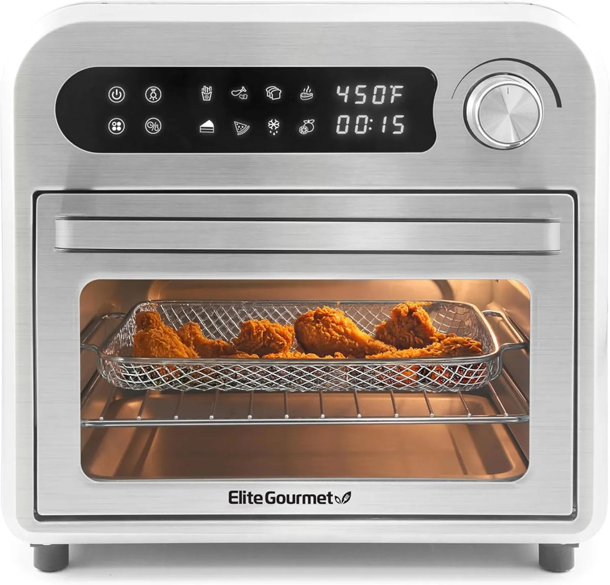 Air Fryer Gourmet 10L Programmable, 1500W, Programmable Brewing, 8 Menu Settings, Elite