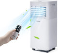 Air Conditioner 350sq.ft, Remote Control, Timer, Compact Portable Design, 10000BTU, Living Room, with Sleep Mode, COSTWAY