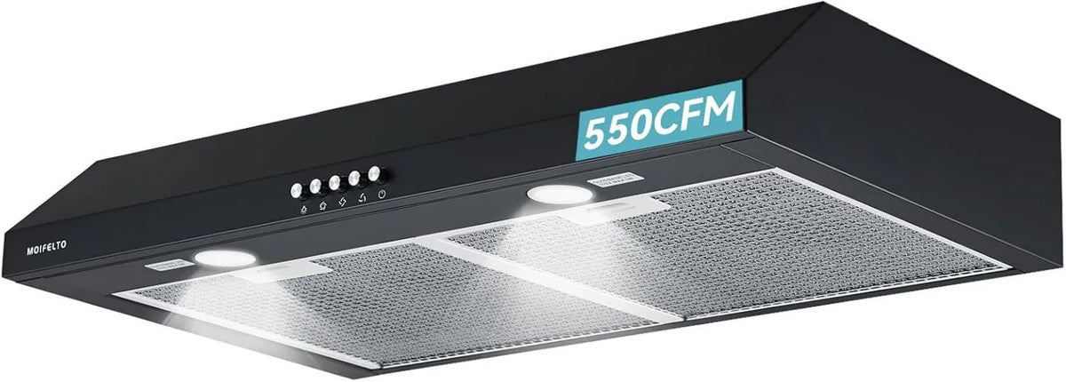 Range Hood 30' Under Cabinet, 550 CFM, 550 CFM Strong Airflow