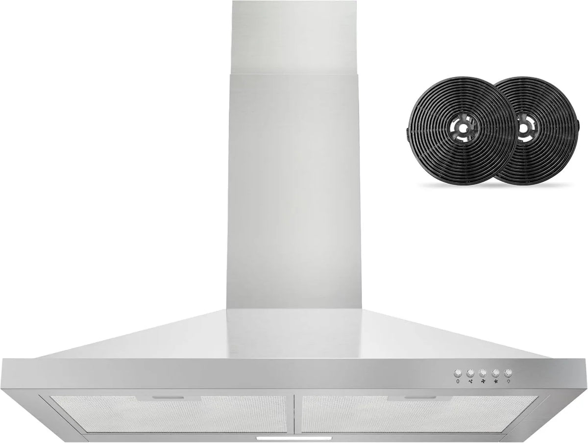Range Hood, Stainless Steel, Wall-Mountable, 30 inch, FIREGAS