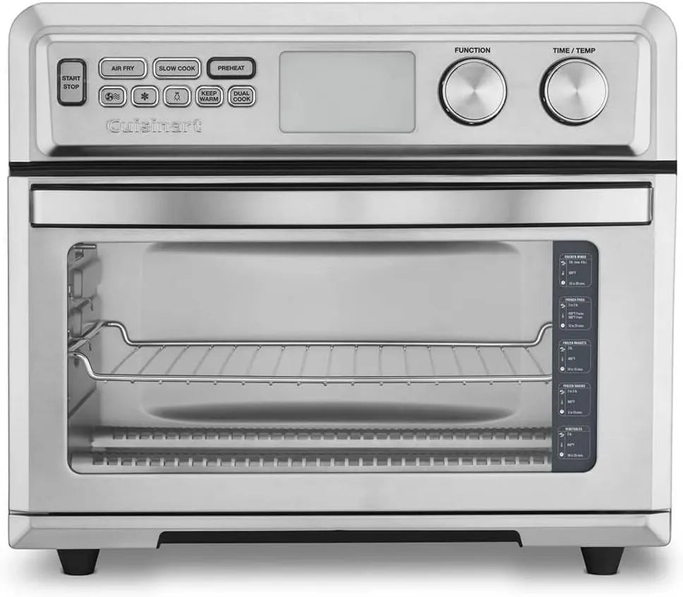 Cuisinart Air Fryer TOA-95NAS, Stainless Steel, Adjustable Temperature, 1800W, Roast & Air Fry Options